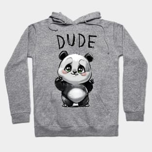 DUDE DOODLE DOODE PANDA Hoodie